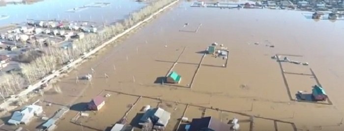 Кудымкар Пермского края. Дальнейшее повышение уровня воды в реке Иньва