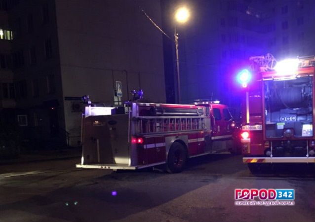 В Дзержинском районе Перми сгорела квартира на 16-м этаже жилого дома