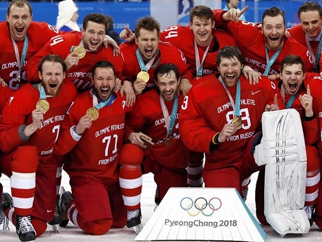 Российские хоккеисты - олимпийские чемпионы!