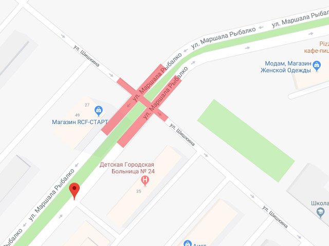 Движение транспорта на перекрестке Маршала Рыбалко и Шишкина в Перми перекроют с 10 августа на три недели