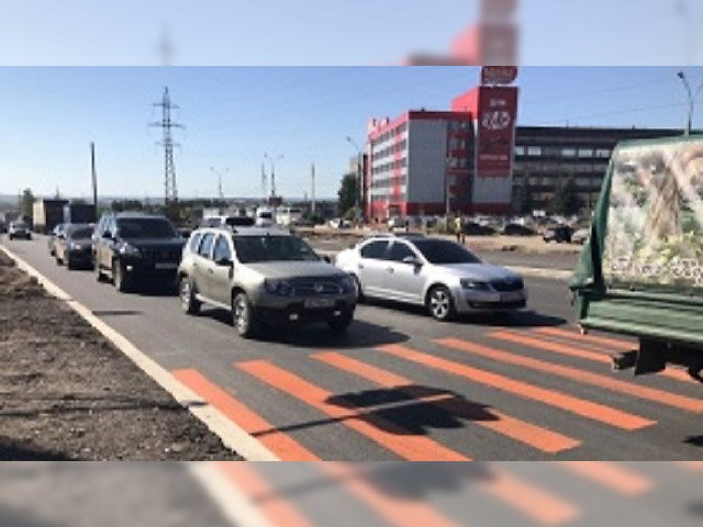 На улице Героев Хасана в Перми запущено движение транспорта по трем новым полосам