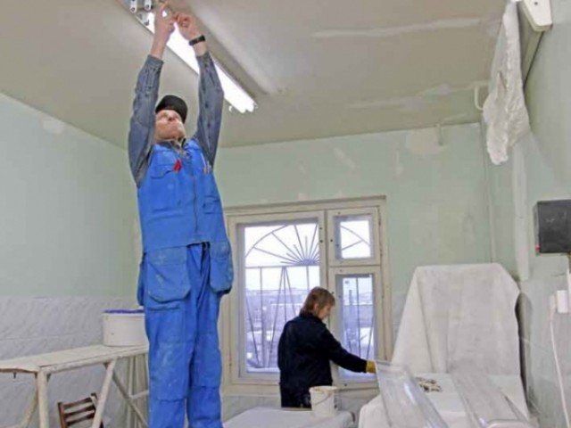 Осенью завершится ремонт в больнице в Губахе