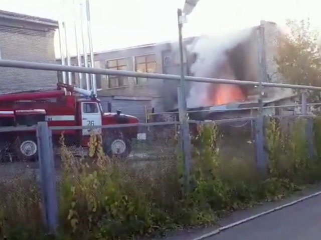 В Верещагино в торговом центре «Юбилейный» произошел пожар — причины пожара пока неизвестны