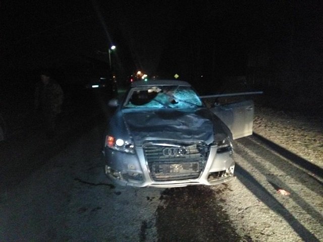 В Усолье водитель Audi выехал на встречную сторону дороги и сбил насмерть трех мужчин