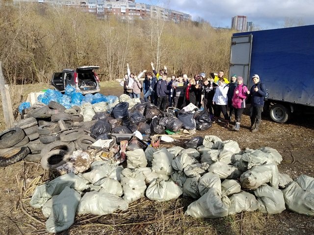 Во время экологического квеста пермяки собрали две тонны мусора