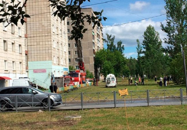 В Перми в многоэтажке произошел пожар