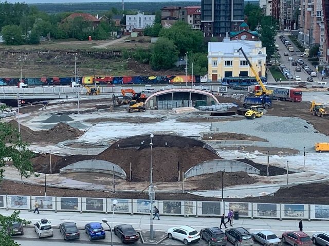 Строящиеся кафе на пермской эспланаде признаны законными