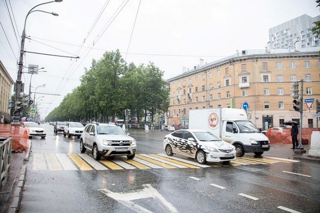 1 августа в Перми открыли чётную сторону Комсомольского проспекта