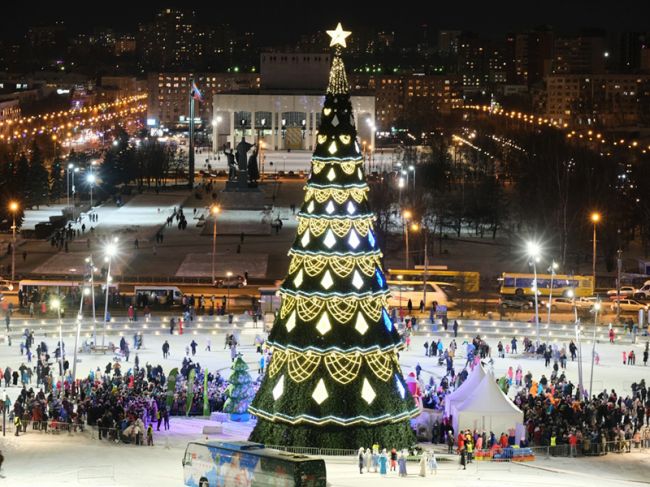 В новогоднюю ночь в центре Перми перекроют ряд улиц