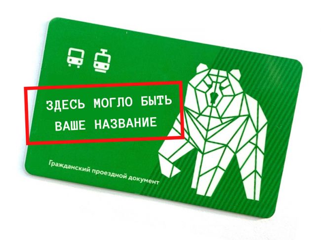 Жителям Перми предложили выбрать название транспортной карте