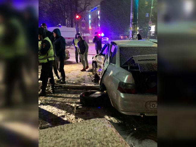 В центре Перми произошла погоня с участием пяти машин ДПС