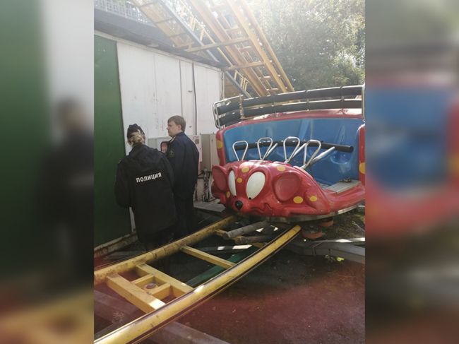 В парке Горького в Перми погиб оператор аттракциона