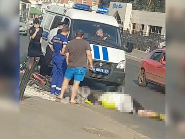 Около Соборной площади обнаружили труп молодого велосипедиста