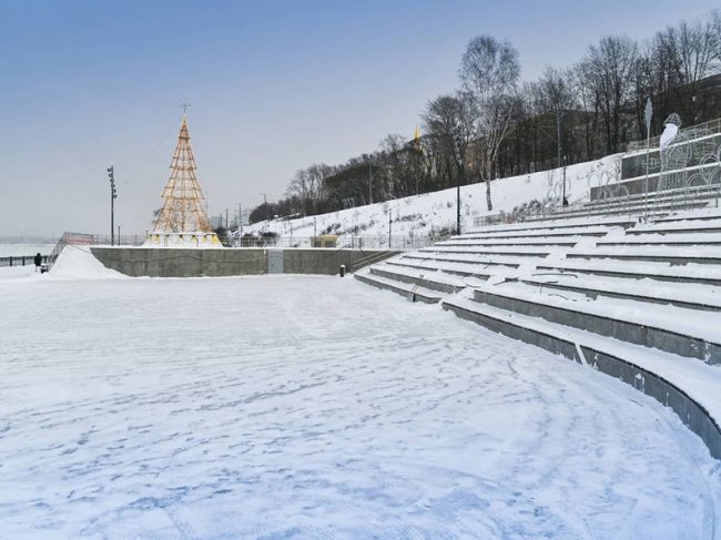 Стало известно, когда откроется новый каток на набережной в Перми