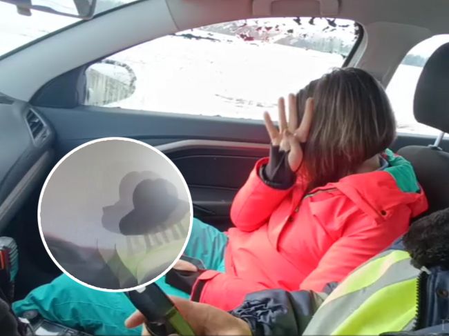 В Перми пьяная автоледи прокатила полицейского на капоте автомобиля