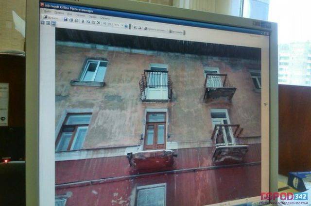 В Чусовом обрушился балкон