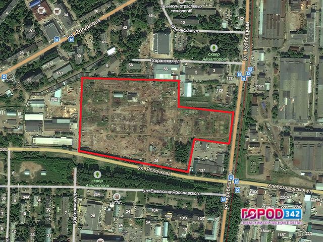 Пермь. Вместо завода смазок и СОЖ будет жилой район