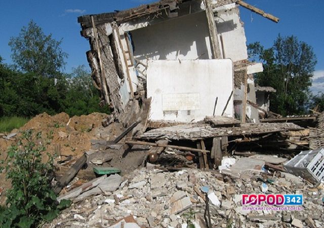 Прикамье. При обрушении заброшенного дома погиб 62-летний пенсионер