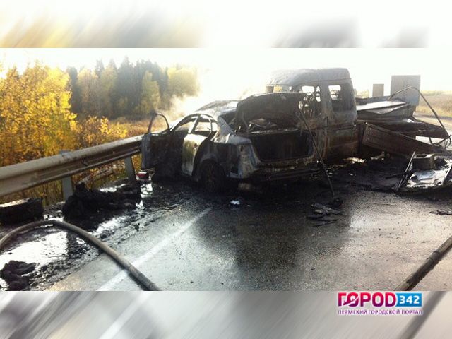 Массовое ДТП в Чусовском районе. Погибли два человека