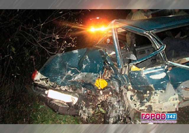 Смертельное ДТП в Прикамье: погибли двое взрослых, пострадали дети